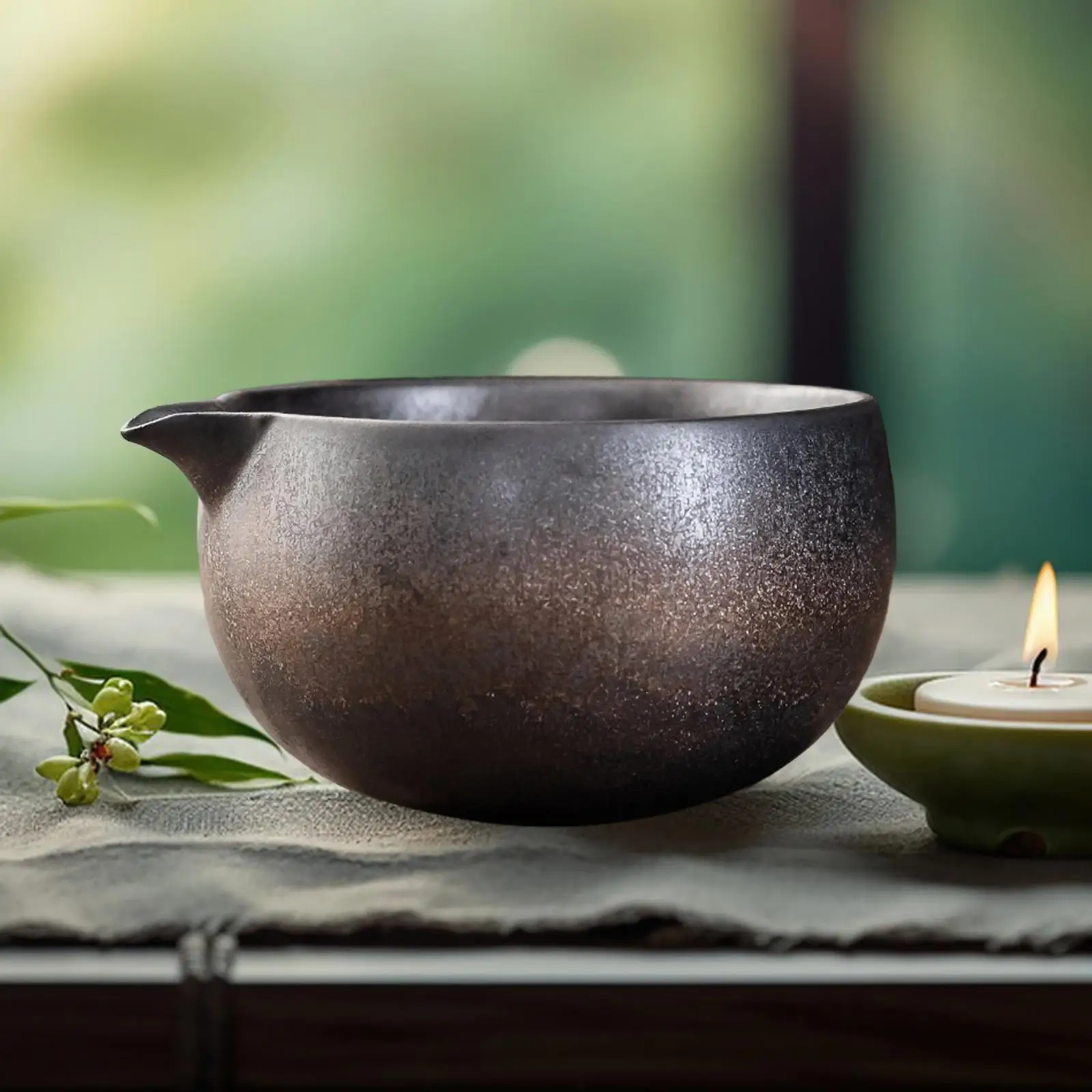 2xCeramic Matcha Bowl Porcelain Matcha Mixing Bowl for Friends Beginner D