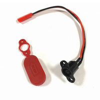 Charging Hole Waterproof Cover with Charging Cable Charging Port For Xiaomi Mijia M365 Pro 1S Electric Scooter Accessories