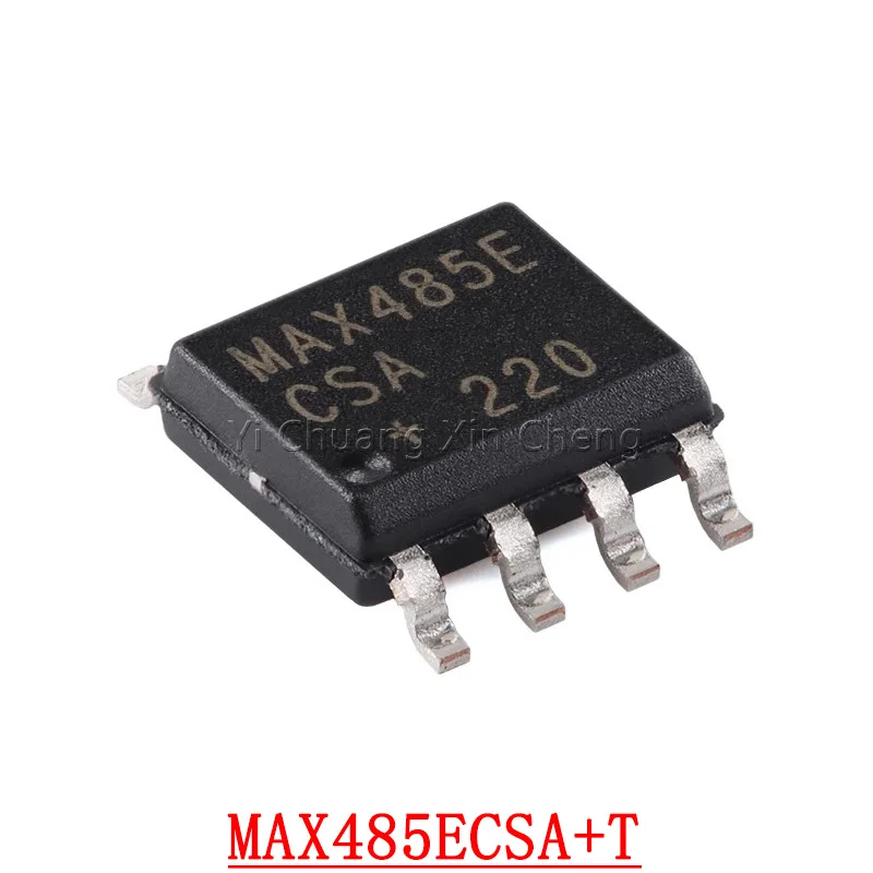 10Pieces MAX485ECSA+T MAX485ECSA MAX485ECS MAX485E MAX485 IC TRANSCEIVER HALF 1/1 SOIC-8 Chip