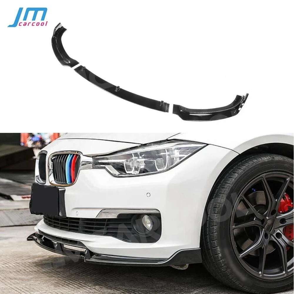 

Carbon Fiber For BMW F30 F35 Standard Bumper 2012-2018 Front Lip Spoiler ABS Head Bumper Chin Shovel 3 PCS/Set Car Styling