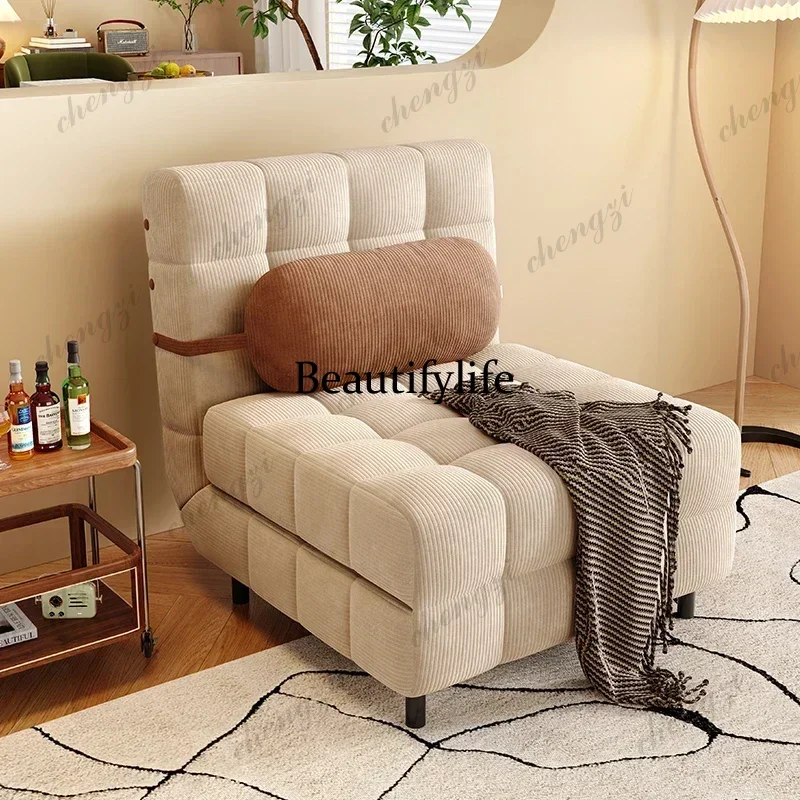 New Adults Portable Fabric Bed Sofa Living Room Pull Out Nordic Double Bedroom Couch Chaise Foldable Lazy Divani Home Furniture
