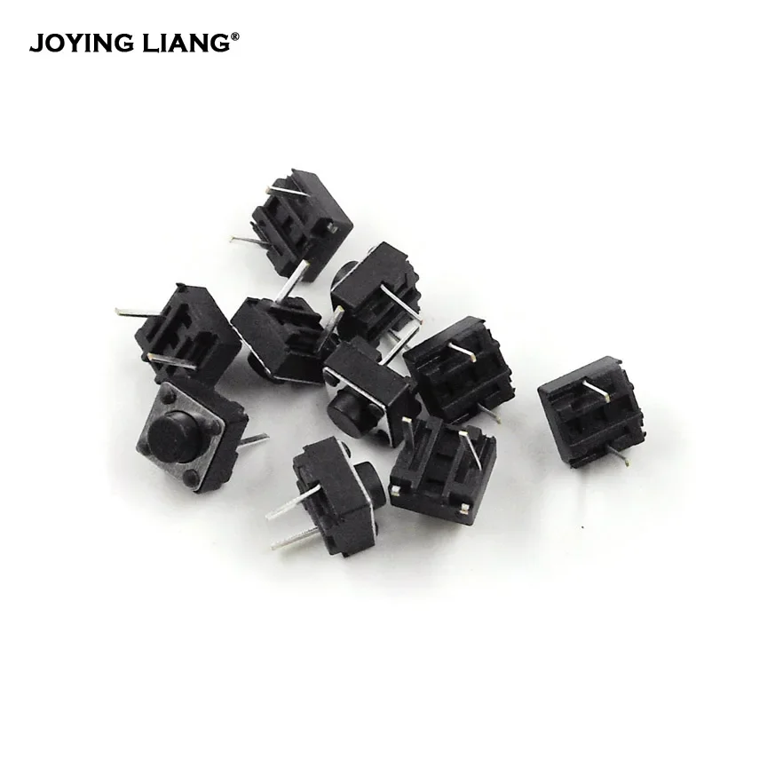 JOYING LIANG 6x6x5mm Push Button Switch 6*6*5 Switch Two Foot Light Touch Switches 10pcs/lot