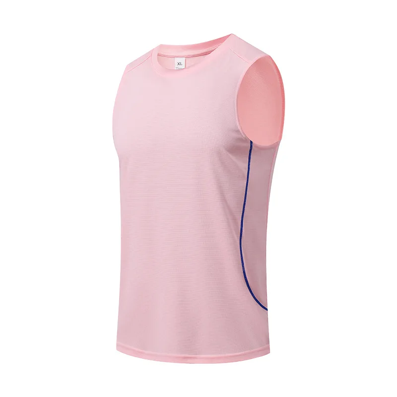 New Sports Sleeveless T-shirt Men's Lightweight Workout Vest Racing Marathon Running Singlet Fitness Gym Top Men Gym Sportswear