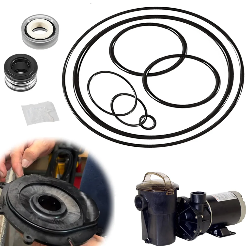 ANX Pump O-Ring Seal KIT for Hayward Power-Flo LX SP1580 Series Pump, Pool Supply O-Ring Rebuild Repair Kit Interior Accessories