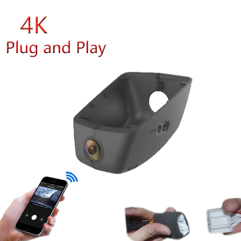 4K Plug And Play For Land Rover Range Rover 2023 L6 400PS V8 530PS Car Wifi DVR Video Recorder Dash Cam Dashcam Black Box