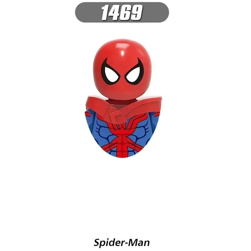 X0282 Spiderman Silk Peter Parker Building Blocks Hero Anime Bricks Dolls Mini Action Toy Figures Assemble Blocks Children Gifts