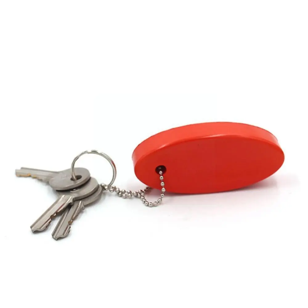 Oval Buoyant Keychain Rafting Floating Foam Canoe Acce Keyring Soft Buoy Keychain Swimming