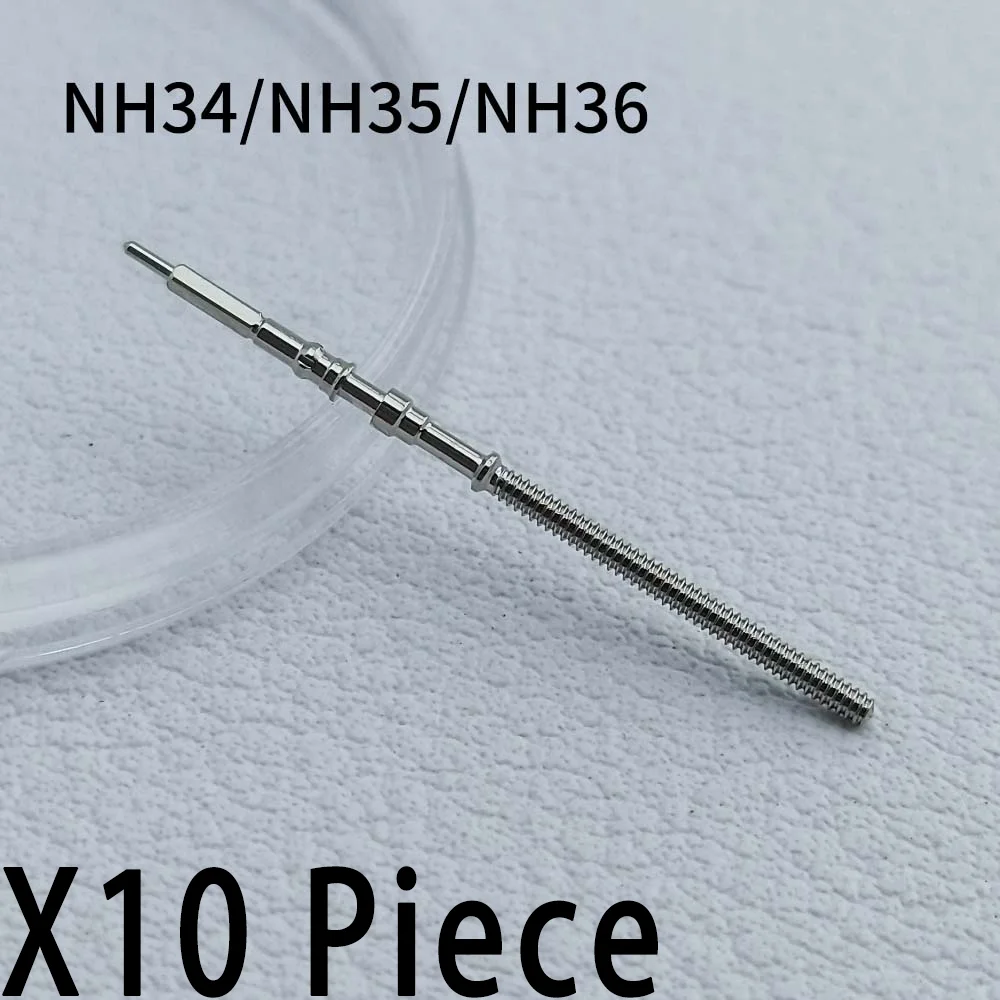 10 قطعة/3 قطعة ساعة يد تعمل بالحركة الصلب الجذعية تاج عدة ساعة أجزاء ل NH34 NH35 NH36 VK63 ساعة يد تعمل بالحركة الجذعية قطع الغيار عالية 2027 #3