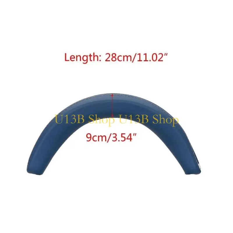 Protector cubierta cojín banda diadema reemplazo silicona suave U13B para auriculares auriculares 4