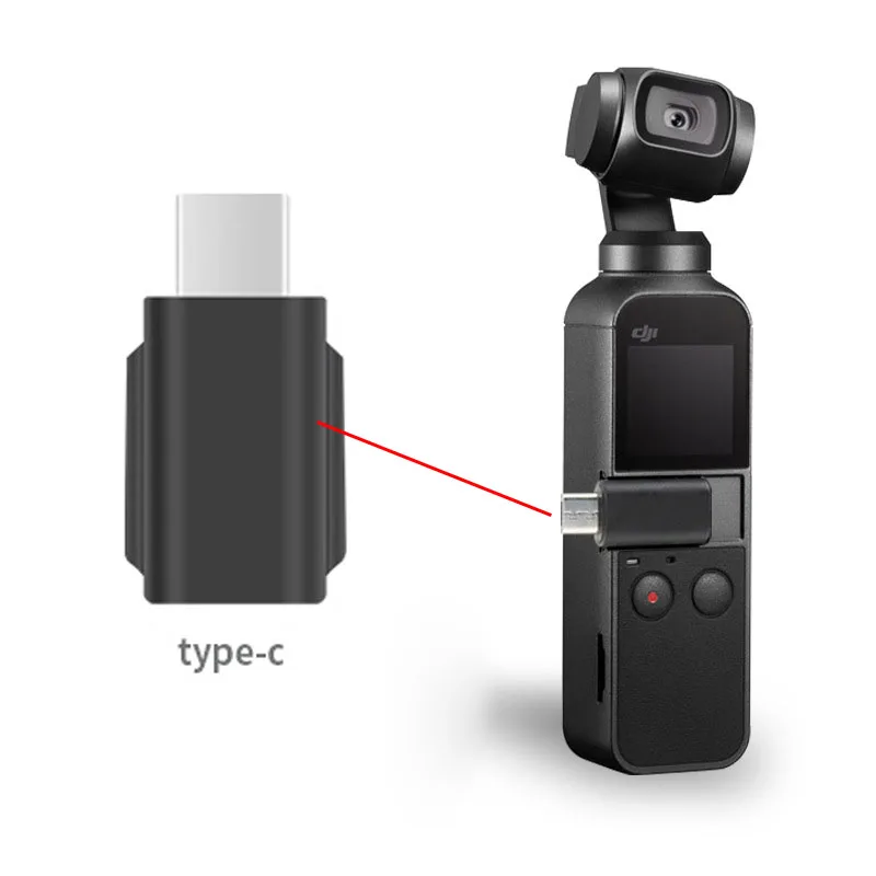 1PCS Smartphone Adapter for DJI Osmo Pocket 2  TYPE-C  Data Connector Interface Handheld Gimbal Camera Accessories