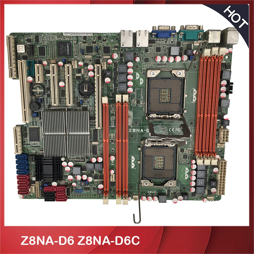 Originate Server Motherboard For Asus Z8NA-D6 Z8NA-D6C 1366 X58 Fully Tested Good Quality