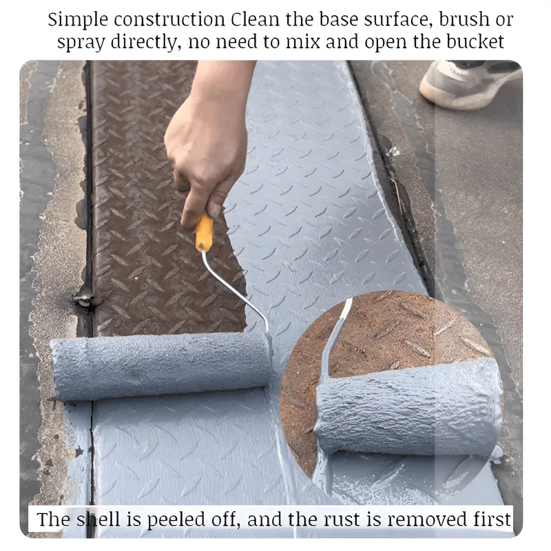 GMY Heavy-Duty Rust Converter & Primer 2-in-1 Coating for Metal Outdoor Refinisher for Color Steel Tiles Rust Prevention
