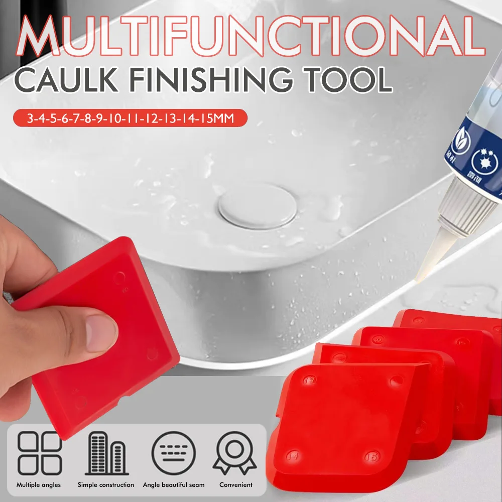 

4 шт., пластиковый разбрасыватель герметика, лопаточка для кухни, ванной комнаты, раковины, герметика для швов, скребок для герметика, силиконовый набор инструментов для дверного герметика ﻿