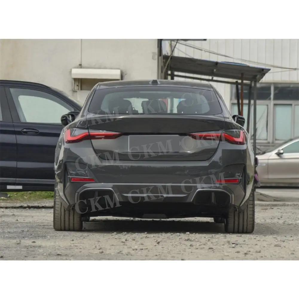 

For BMW 4 Series I4 Electric Sedan M50 eDrive40 Tuning 2021+ Accessories Rear Bumper Lip Diffuser Side Splitters Canards