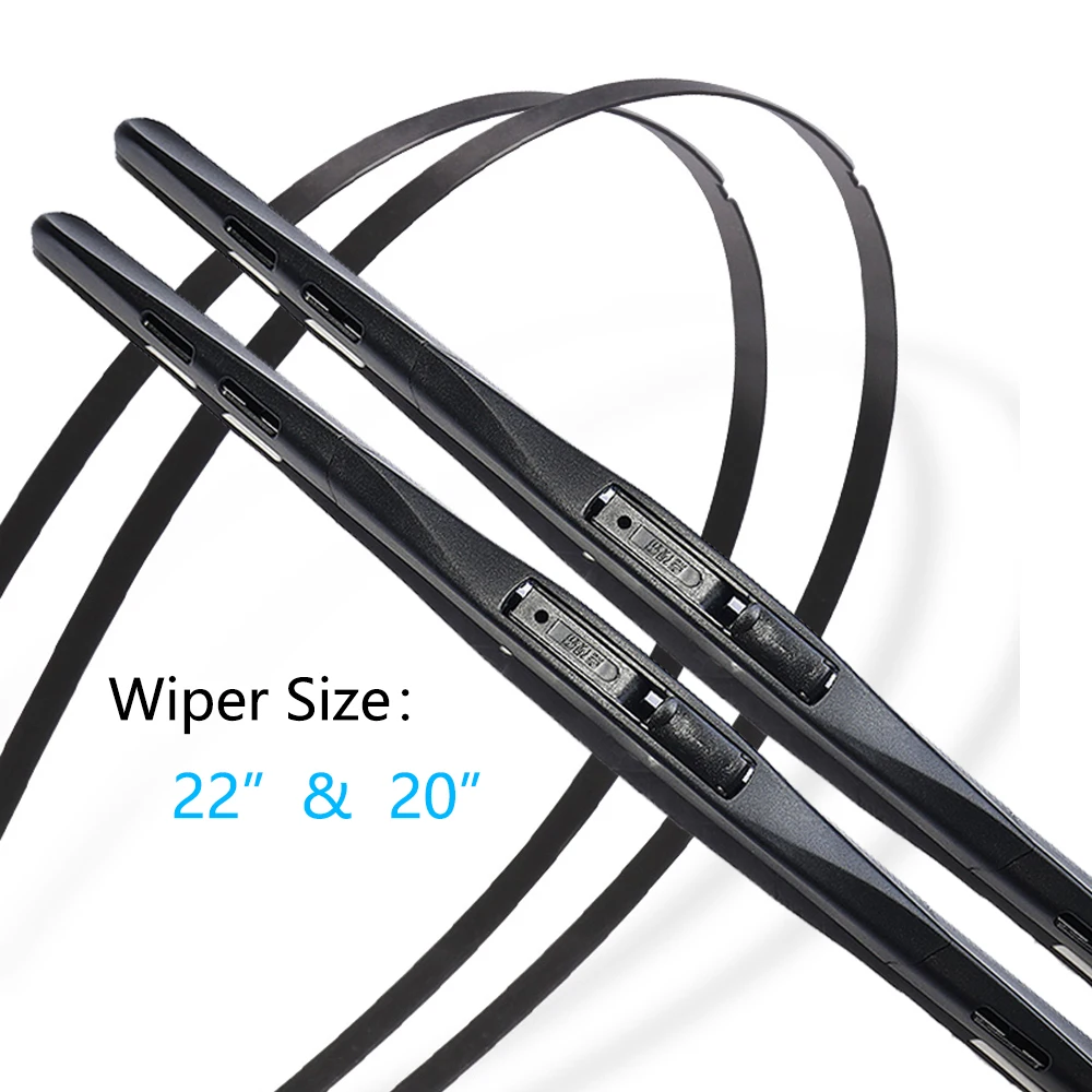 For Toyota 4Runner Hilux Surf N210 2003 2004 2005 2006 2007 2008 2009 Frameless Wiper Blades Front Window Windshield Windscreen