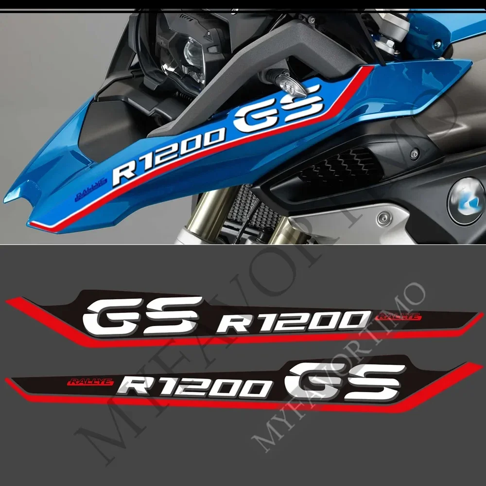 For BMW R1200GS R1200 R 1200 GS LC Rallye  Extension Extender Fairing Fender Tank Pad Stickers Decal Adventure Protection