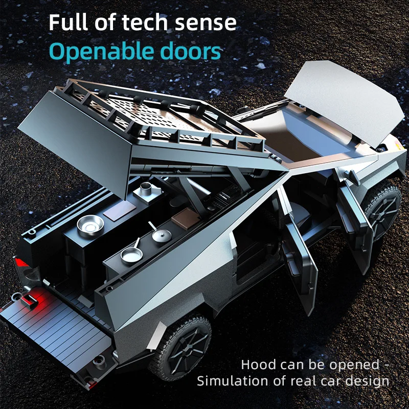 Caminhão elétrico de liga RC 1:12 Modelo de captação de simulação com carro de brinquedo off-road de controle remoto 2.4G para meninos e adultos