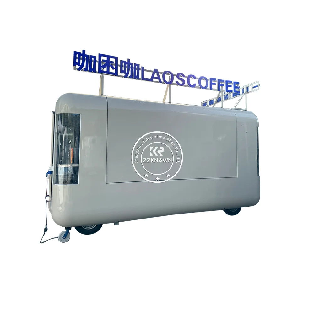 2023 Food Truck Fully Equipped Food Trailer Catering Mobile Food Trucks Coffee Taco Cart Hot Dog Stand Ice Cream Truck