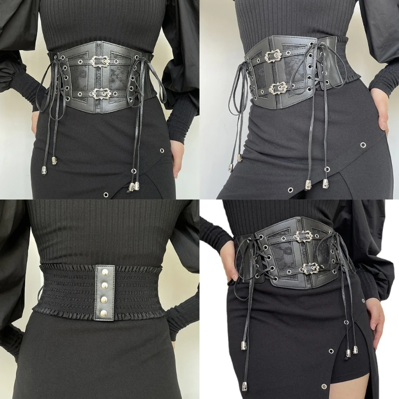 

Elastic Belt Corset Luxury Wide Dress Belt Decorative Belts For Dresses Wide Shaping Girdle Women Waist Belt