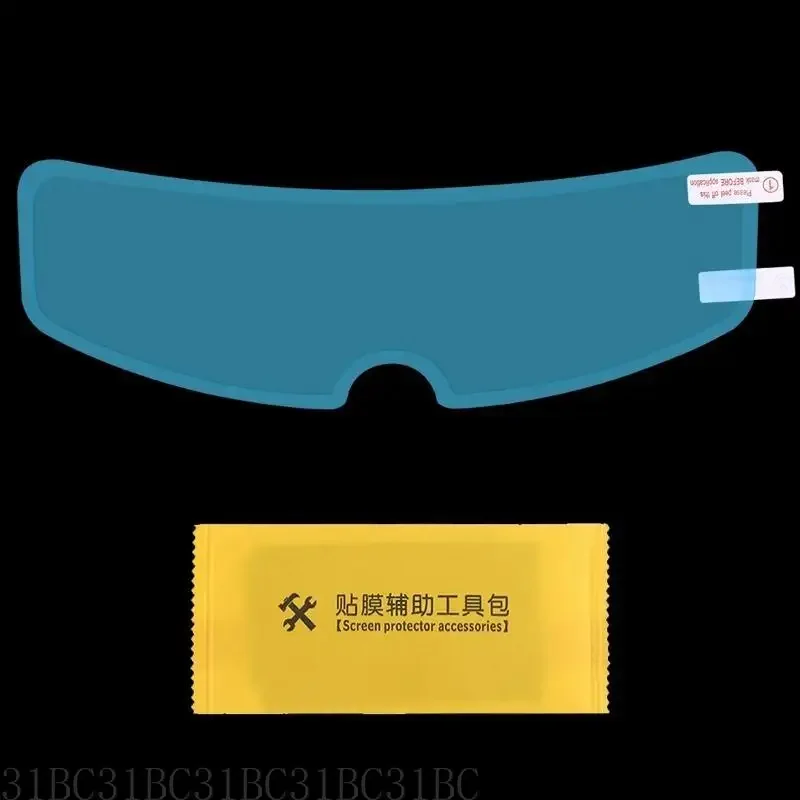 652F فيلم عالي الوضوح العدسة واضحة مضاد للطفق ملصق مقاوم المطر لملحقات طلاء قيادة سلامة الدراجات النارية