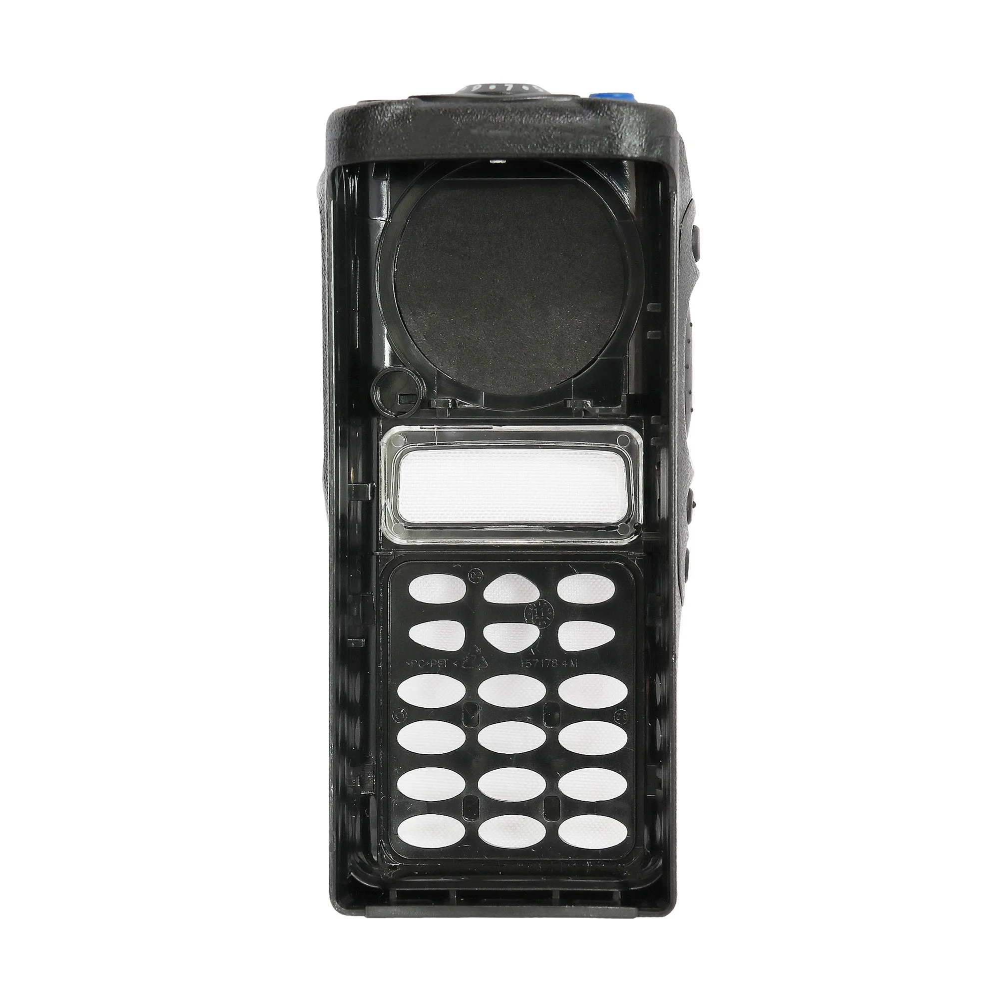 Cover Black Walkie Talkie perbaikan Full-keypad Case Cover Housing untuk GP338 HT1250 PRO7150 Portable dua arah Radio -- VBLL