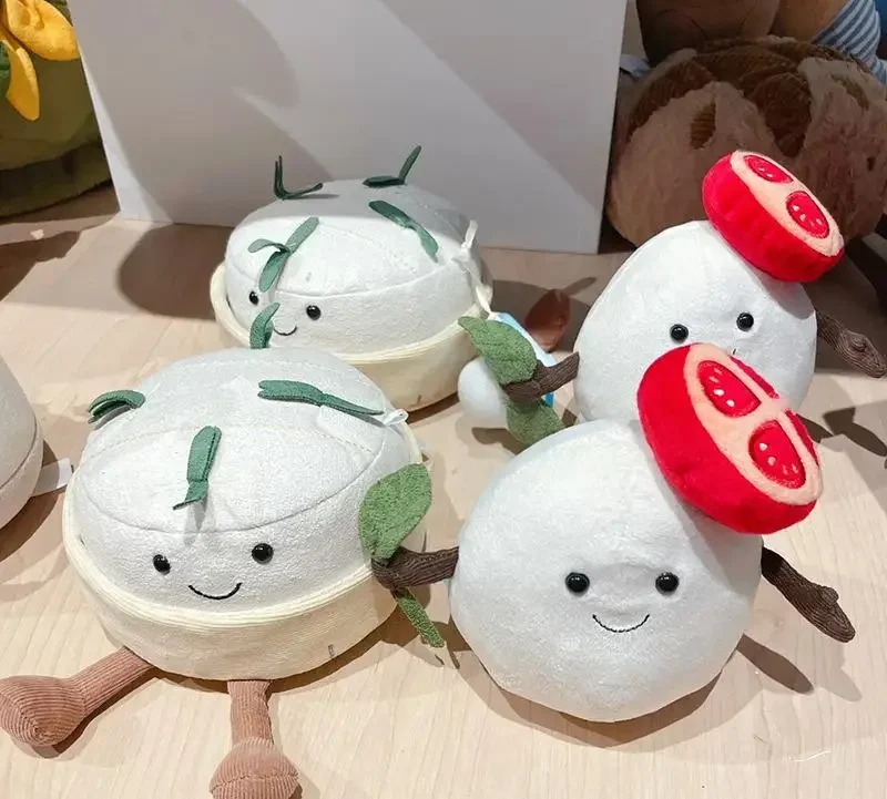 

Jelly Cat Limited Edition Amuseables Mozzarella Plush Doll With Gift Box Home Decoration Holiday Gift Cat Interactive Toy