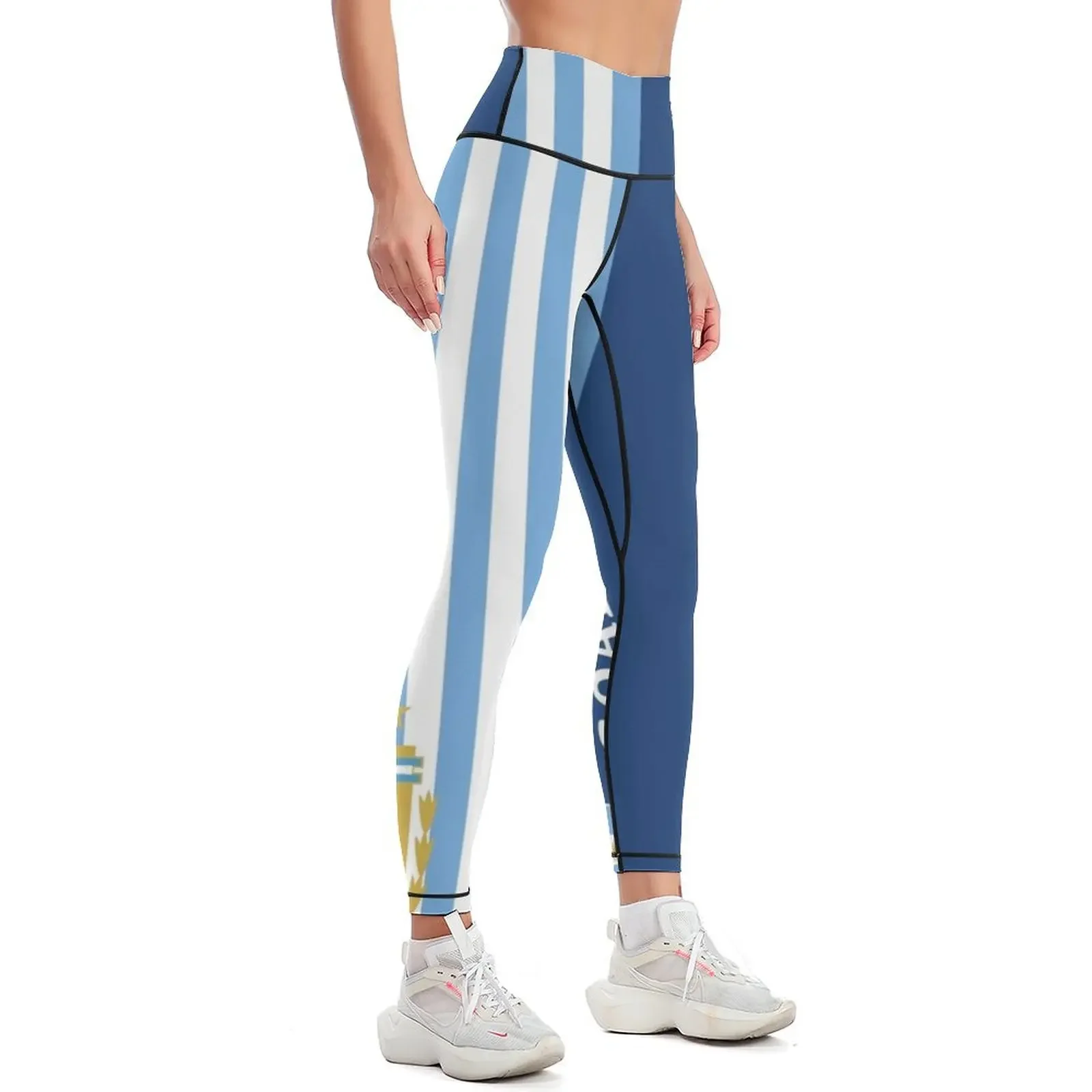 Goal Argentina Team Crest Leggings Women's sportswear gym womans Womens Leggings