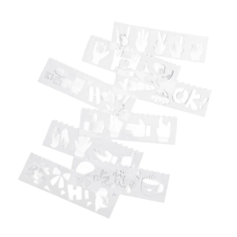 

Reusable PET Stencil For DIY Coloring Embossing Scrapbooking Kids Crafting