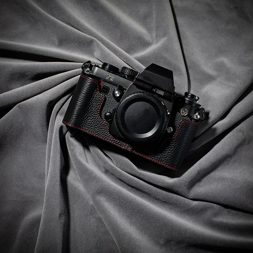 

For Nikon F3 Case F3 F3HP F3AF F3T F2 F2S F2 F2A F2AS Case Camera Bag FM3A Leather Half Case F2 Protective Cover