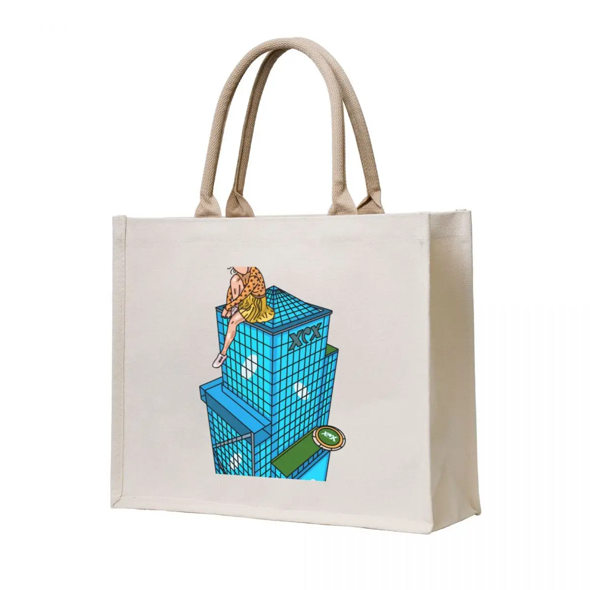 

Xcx building Tote Bag ecological bags eco bag folding canvas bags the tote bag