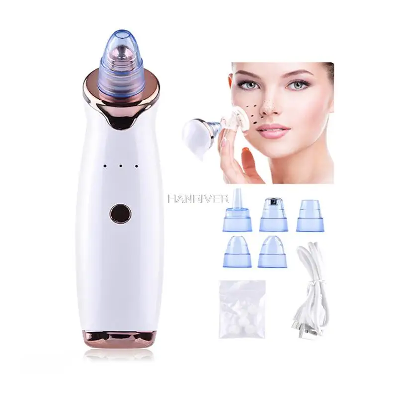 Limpador de poros, nariz, cravos, acne profunda em zona t, acne facial, sucção a vácuo, pele facial diamante beleza spa ferramenta