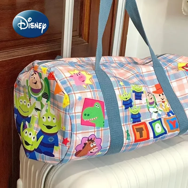 Disney Toy Story New Women's Travel Handbag Cartoon Fashion Women's Travel Handbag High Quality Large Capacity Storage Bag