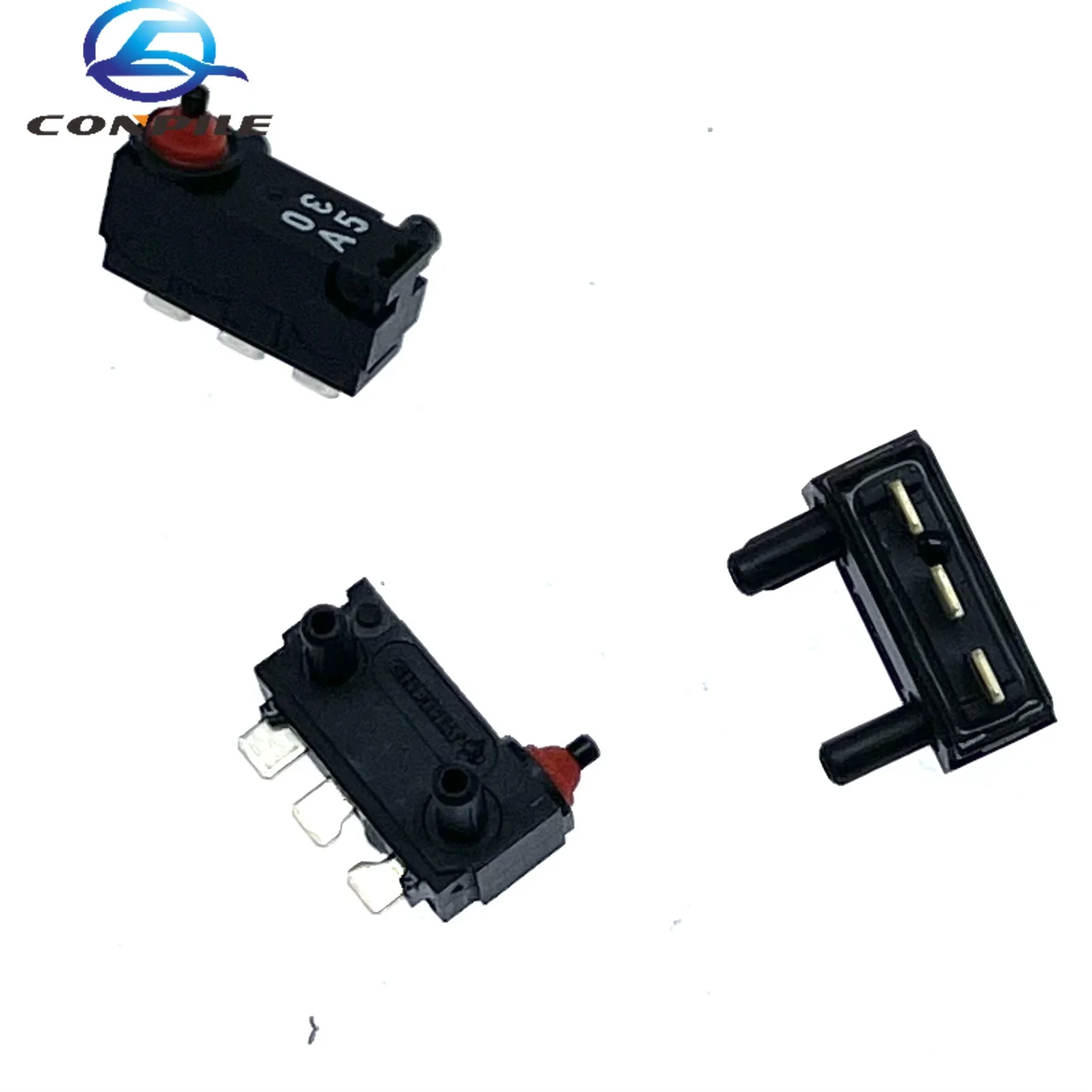 3pcs for cherry waterproof micro switch DJ1G-AG29 vertical small limit travel switch 3 feet