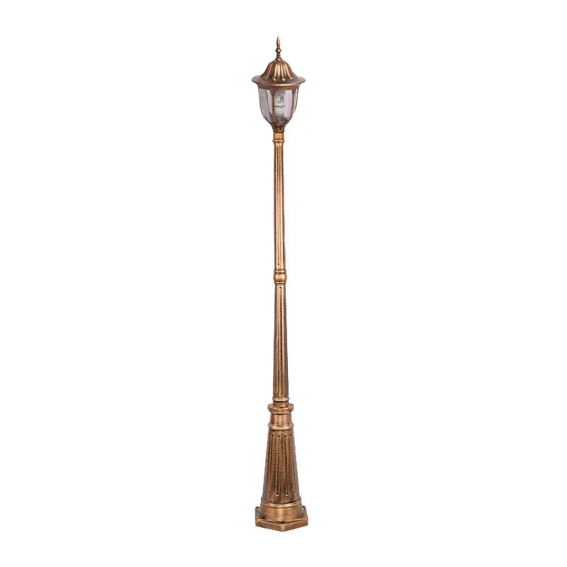 

Outdoor Garden Lamp European Waterproof Single Head Villa Garden Aisle Retro High Pole Lamp ≈2.2M