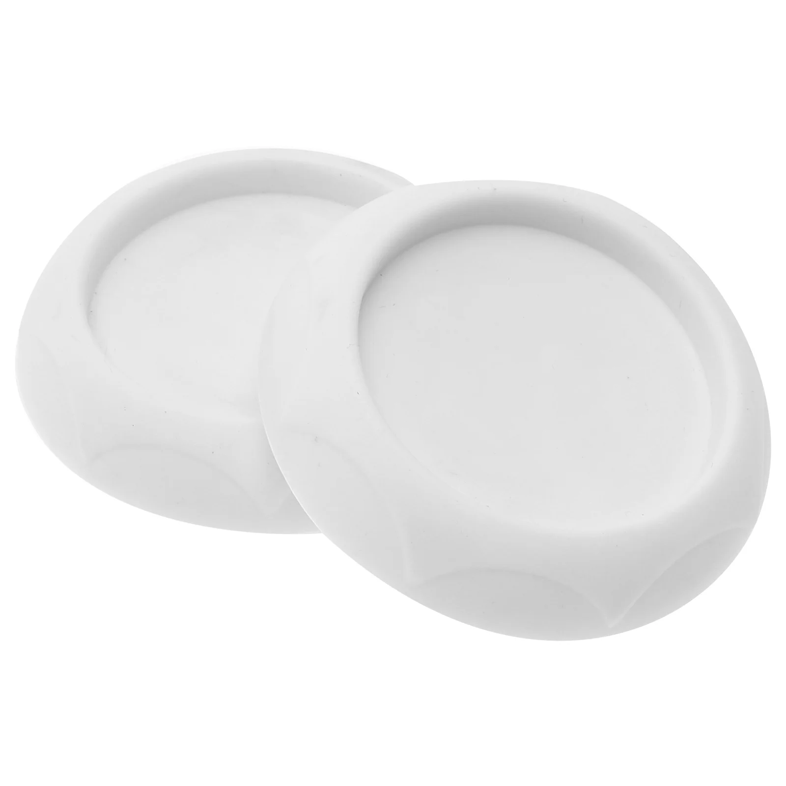 2 Pcs Baby Gates Wall Protector Cups Bumpers Wall-mounted Pet White Safety Child