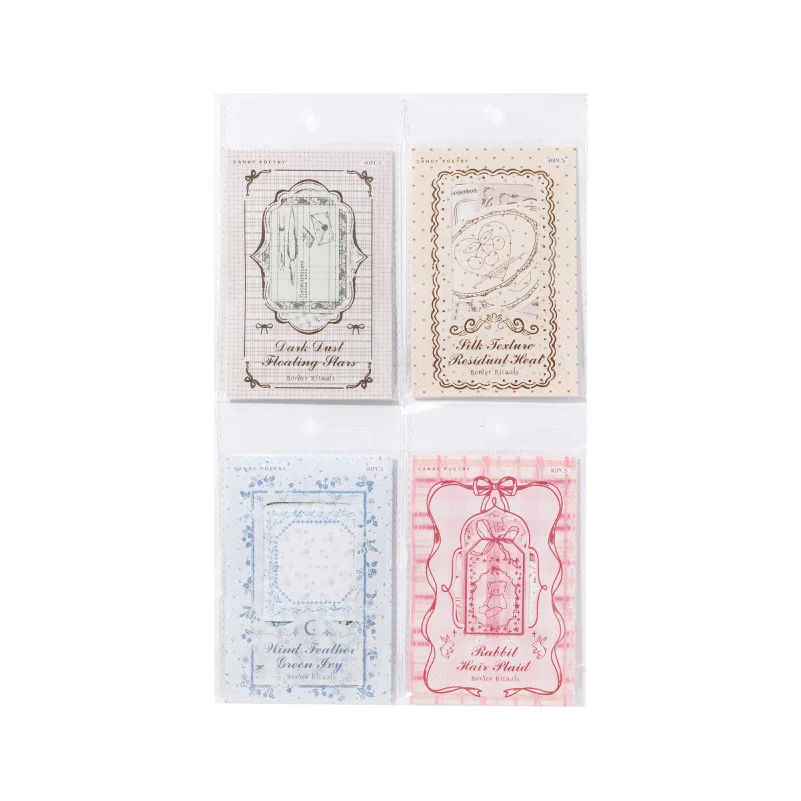 24sets/1lot Kawaii Scrapbook Stickers Border Rites Record Junk Journal Gold Planner Stationery Planner Decorative