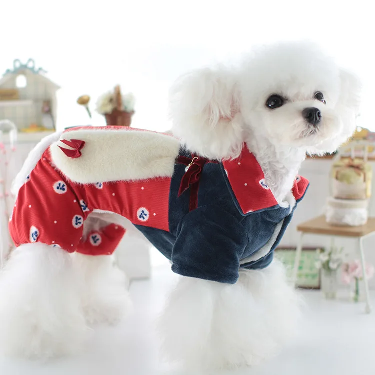 Couple Puppy Clothes Girl Dog Dress Boy Dog Jumpsuit Yorkshire Bichon Pomeranian Poodle Schnauzer Small Dog Dog Clothing Coat