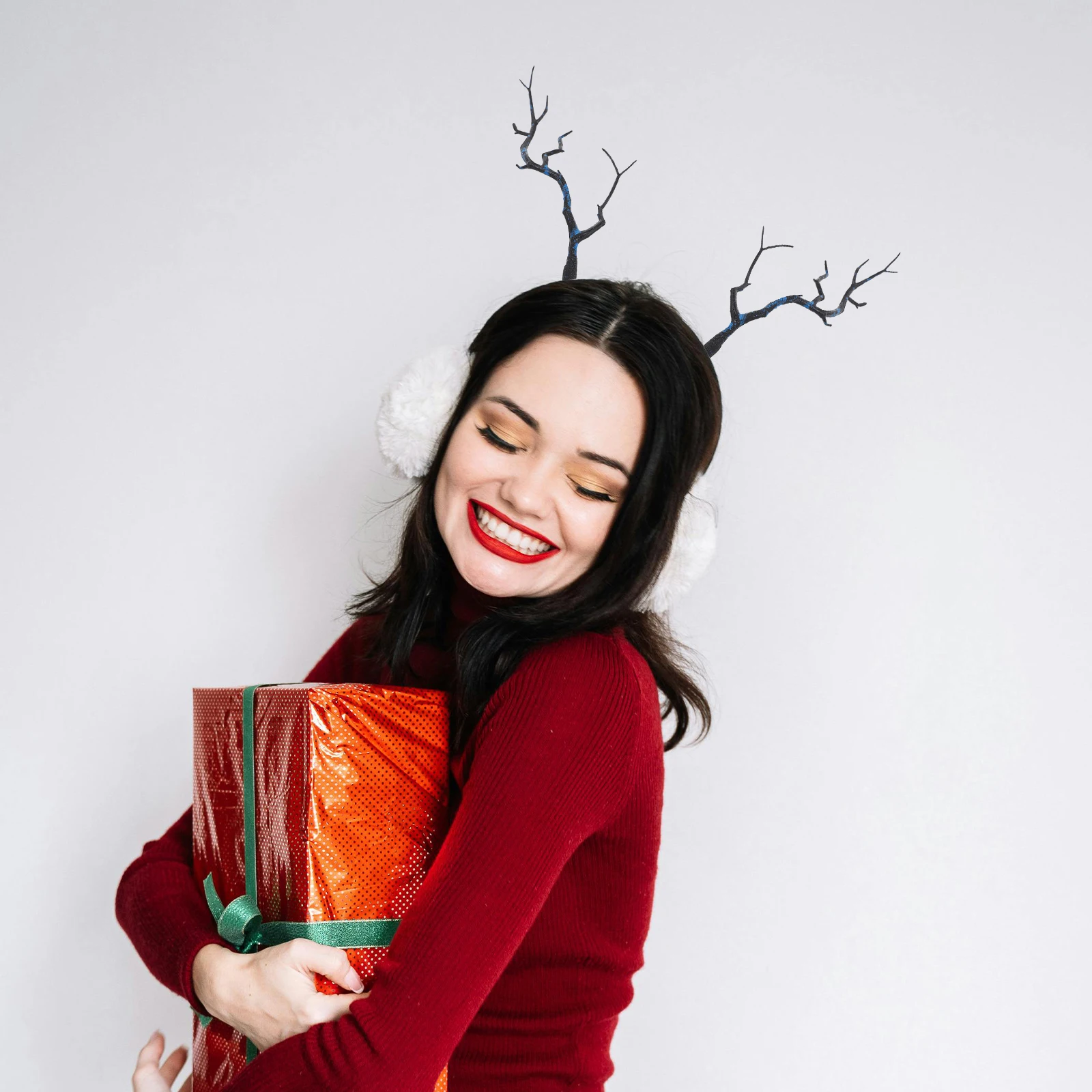 

10 pcs Artificial Antler Dried Tree Realistic Dark Style Halloween Decoration Spooky Haunted Props Lifelike Fake Branches