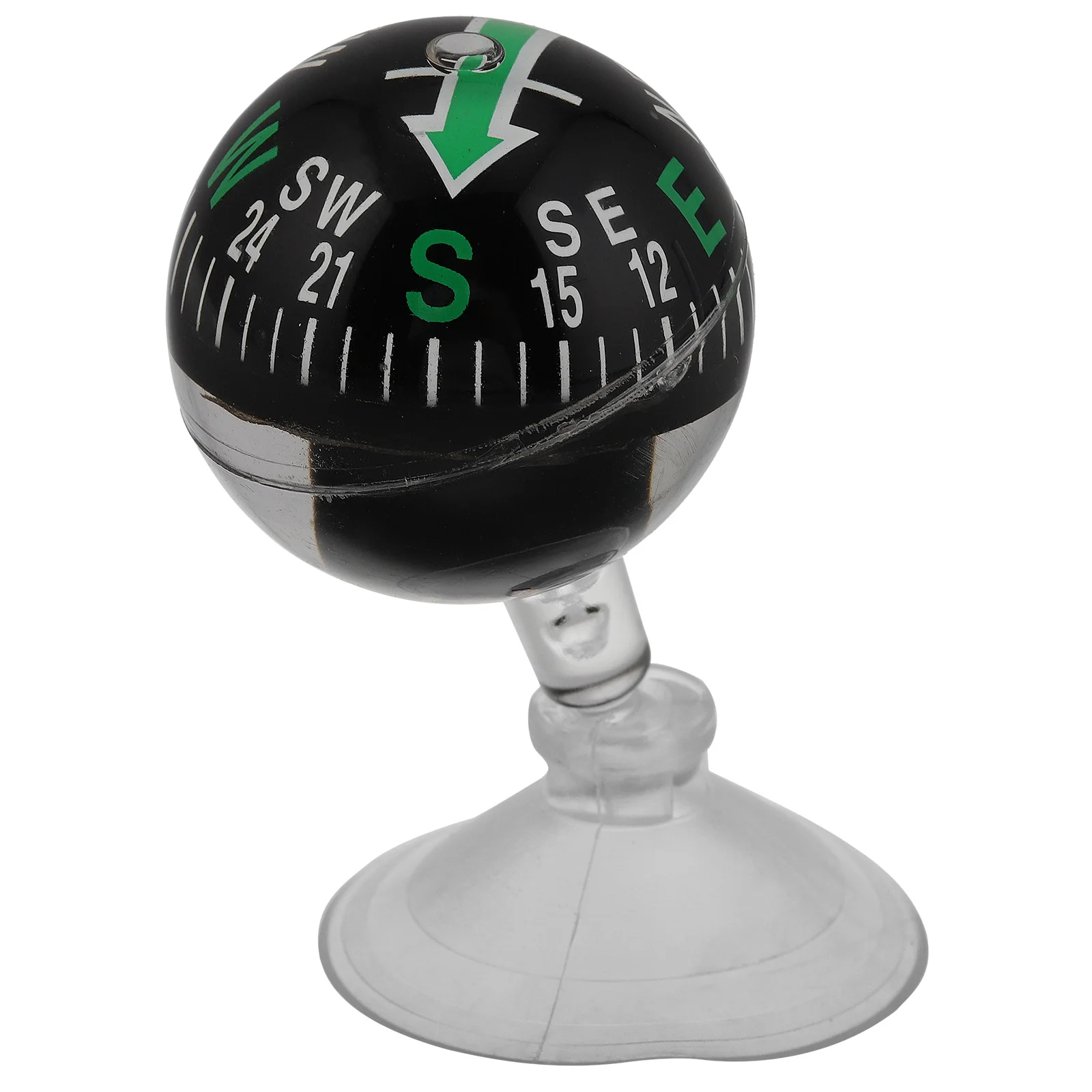 

38mm Suction Cup Car Dashboard Compass Portable High Direction Guide Ball Mini Plastic Auto Marine