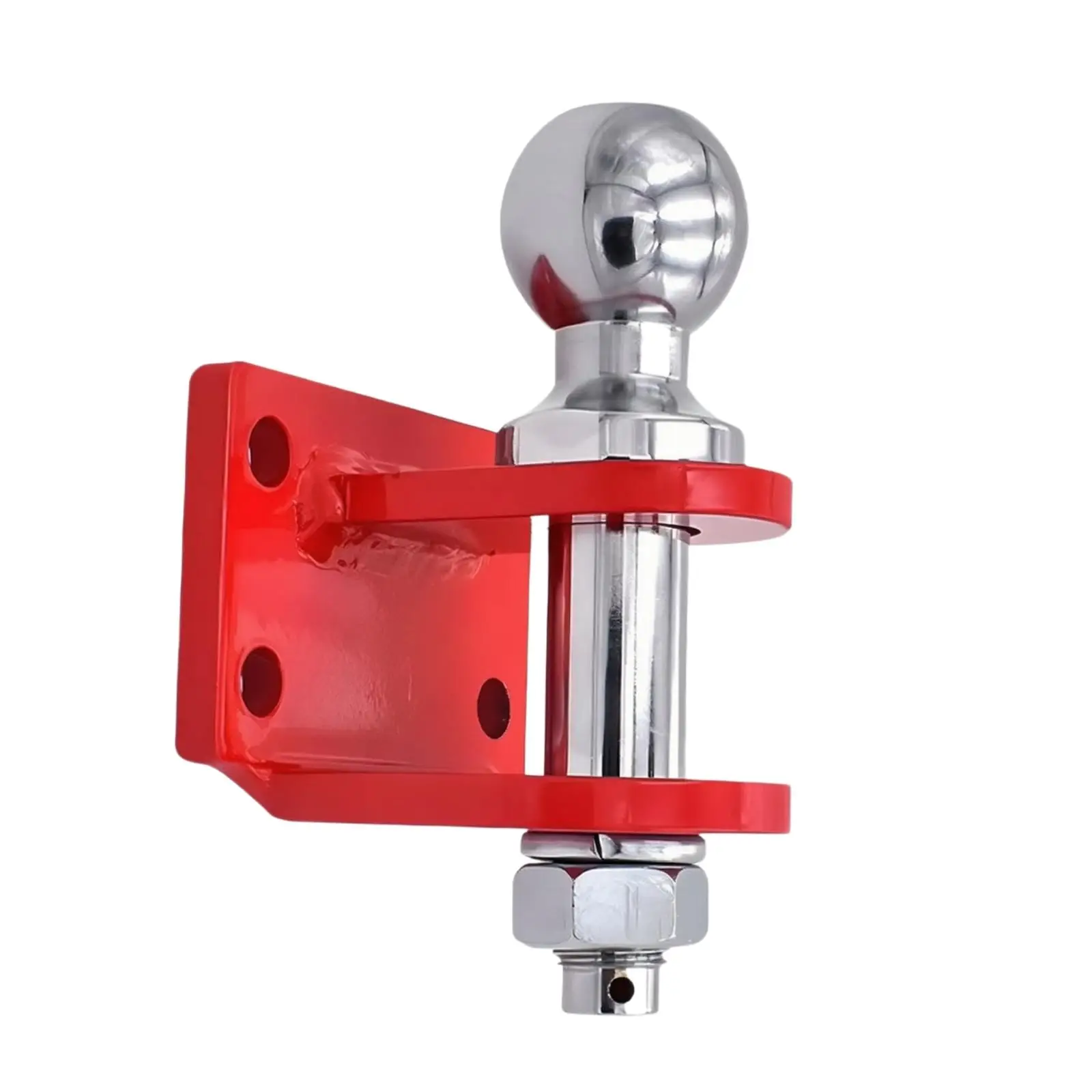 Trailer Hitch Adapter Heavy Duty Steel Tow Ball with Locking Pin for Stable Towing Connection Setup