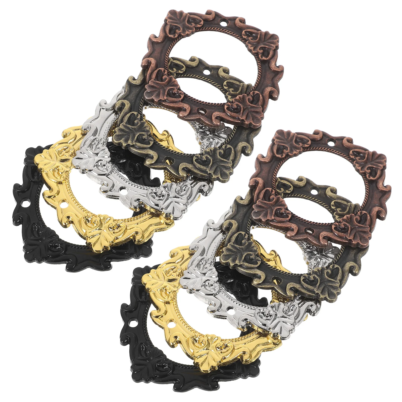 

15 Pcs European Decorative Frame Drawer Tag Label Holder Vintage File Name Card
