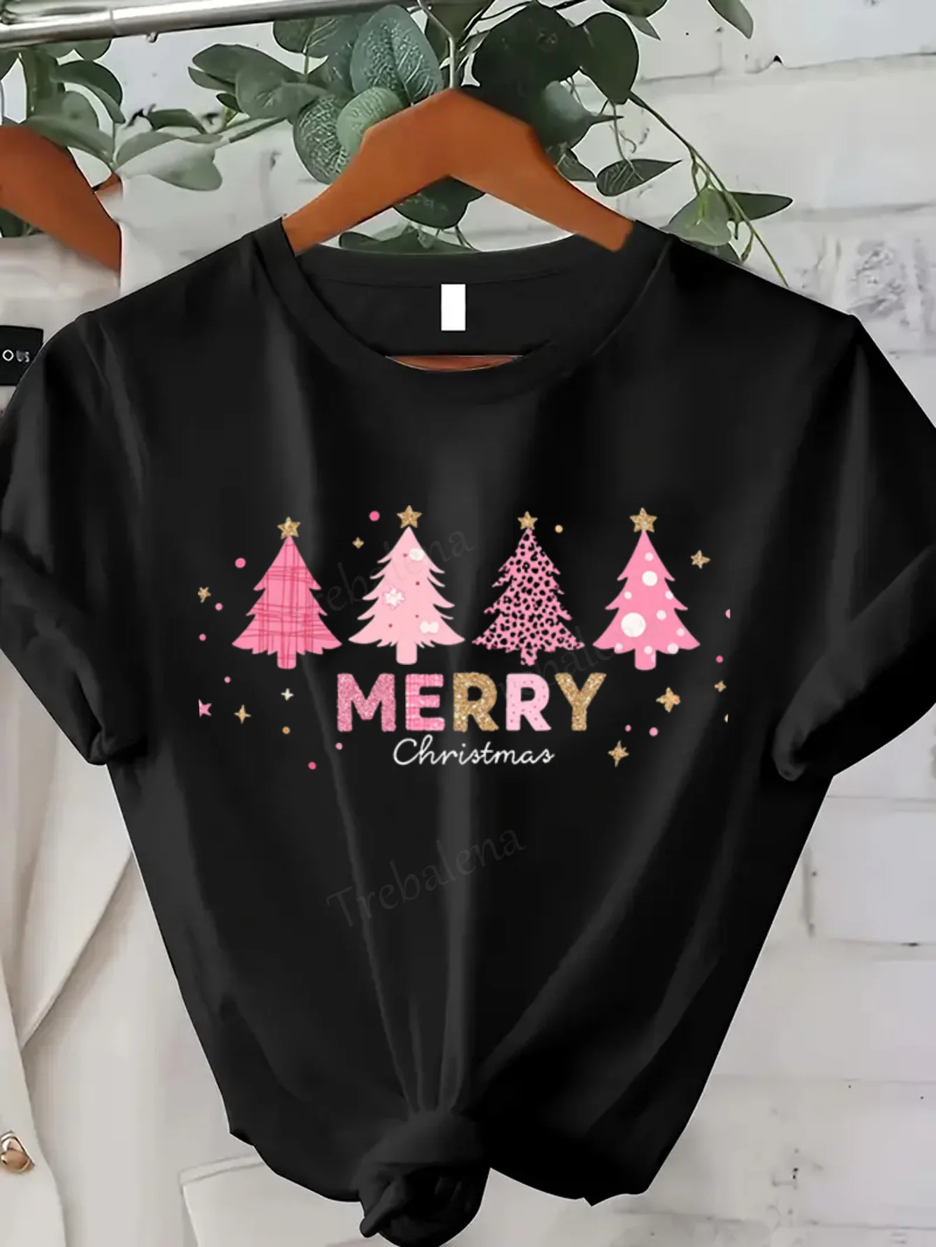 Women T-Shirt Pink … - image