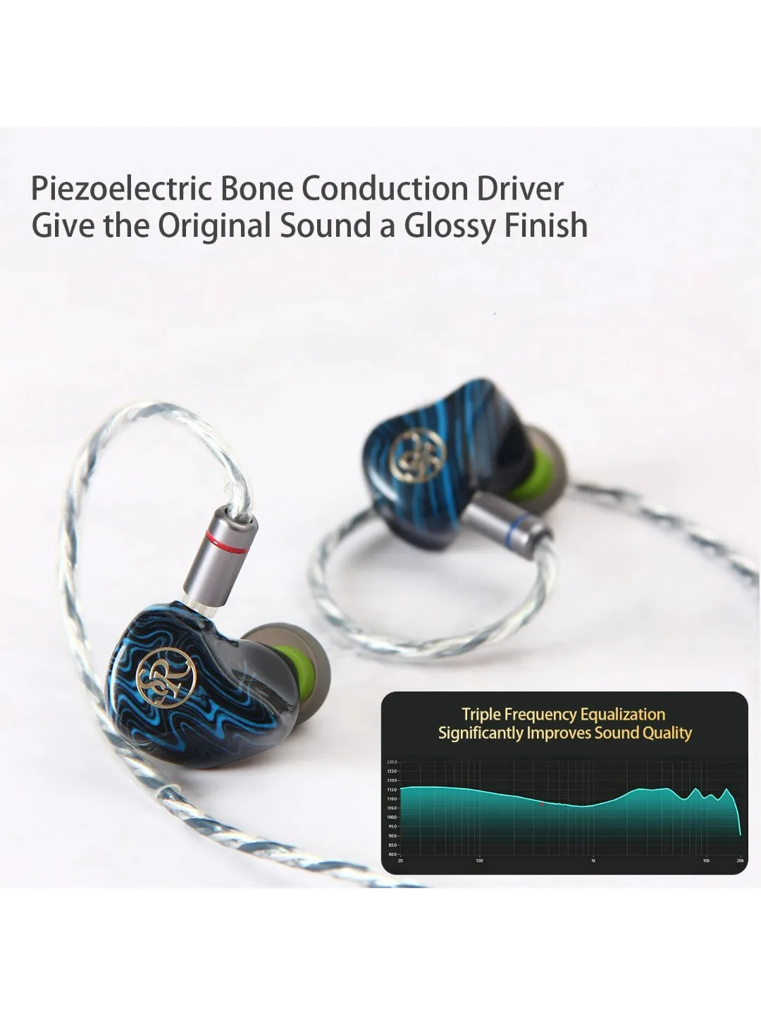 Sound Rhyme SR6 IEM 6BA HiFi Audiophile In-Ear-Kopfhörer Hochauflösende Studiomonitore 0,78 2-Pin Professionelle Vokal-Ohrhörer