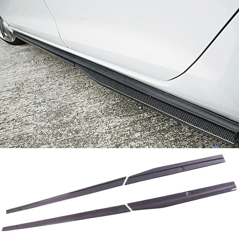 

MK7 Carbon Fiber ABS Side Bumper Skirt for Volkswagon GOLF 7 MK7 & MK7.5 GT-I & R & R-line Model 2015 - 2019 4Pcs/Set