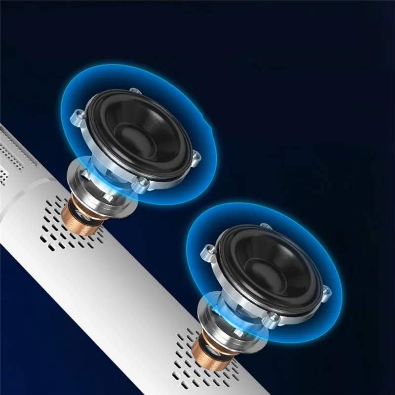 Micrófono en vivo inalámbrico Bluetooth reducción de ruido para cantar escuchar música grabación música portátil negro