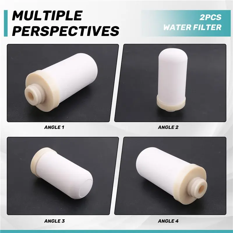A56T-Faucet Water Filter Cartridges, Hima 2 Pack 8-Layer Cleaning Universal Deep Sea Diatom Earth Filter