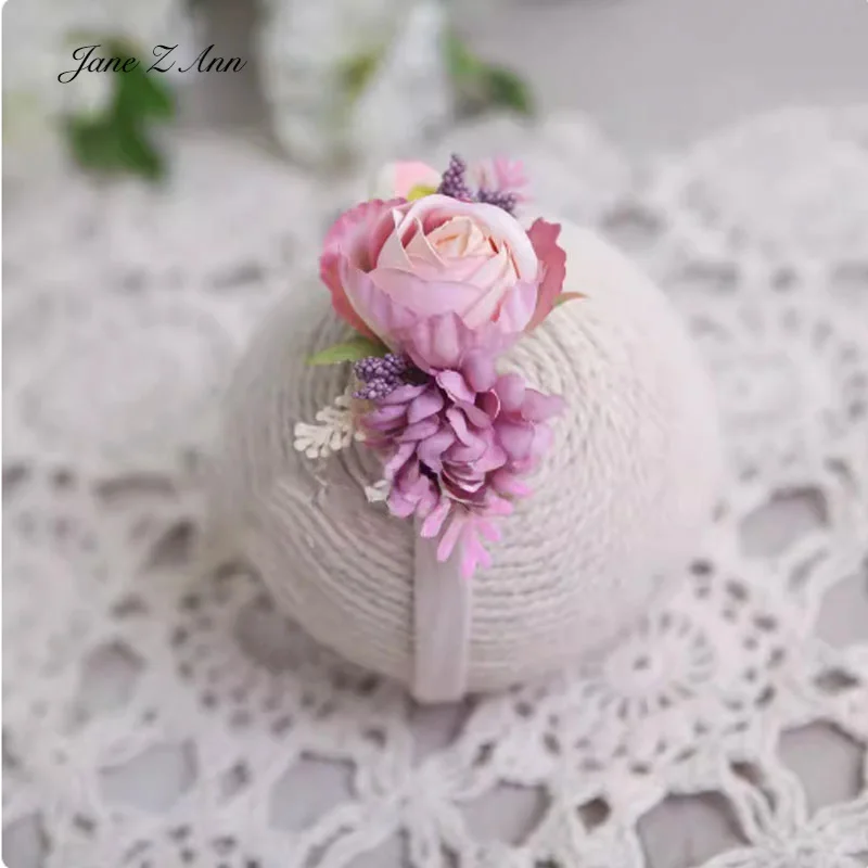 Newborn photography headwear children props studio baby photos simulation 0-5 year flower headflower