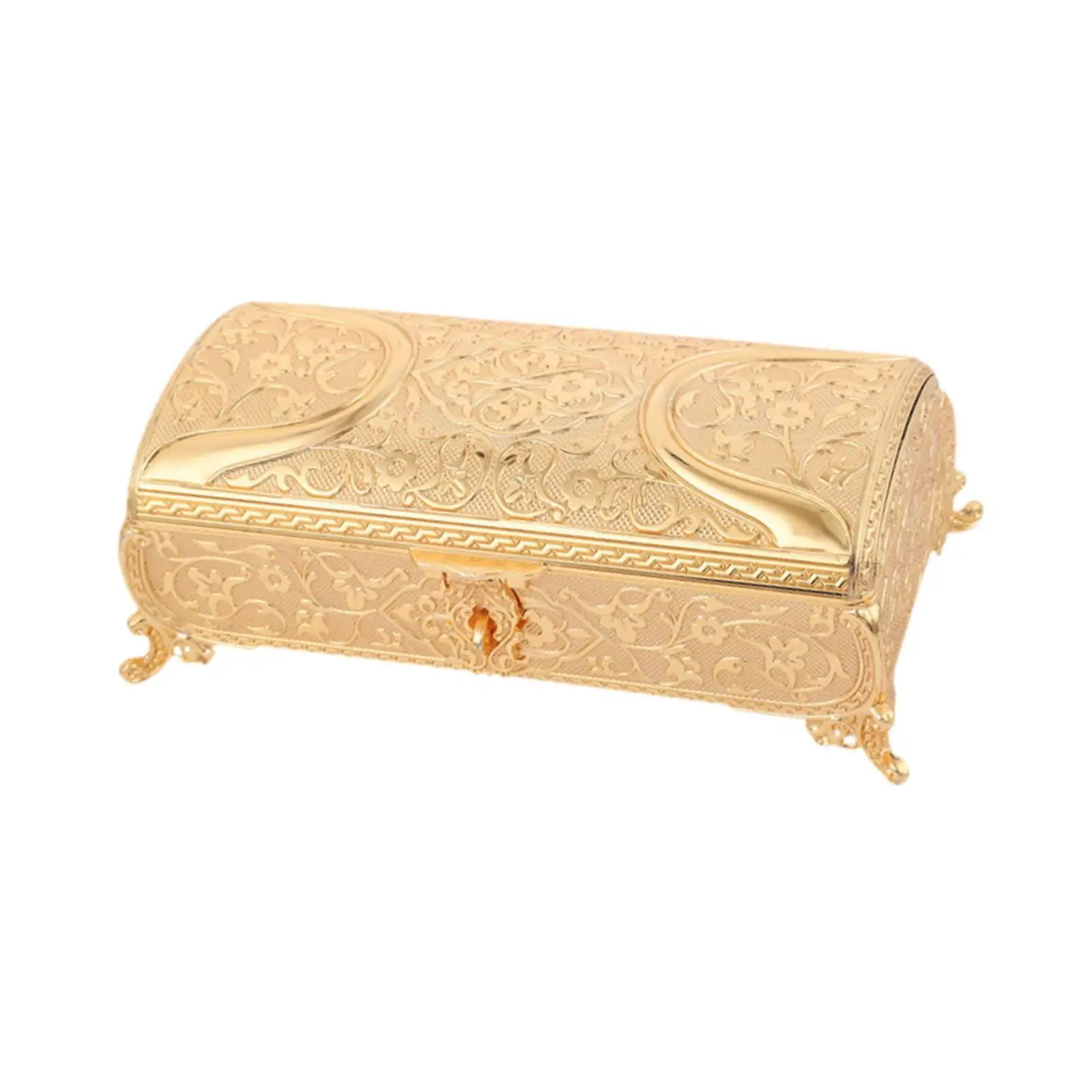 Trinket Box, Jewelry Box, Collectible Alloy Treasure Case Jewelry Storage Box Keepsake Gift Box Case for Necklaces, Bracelets