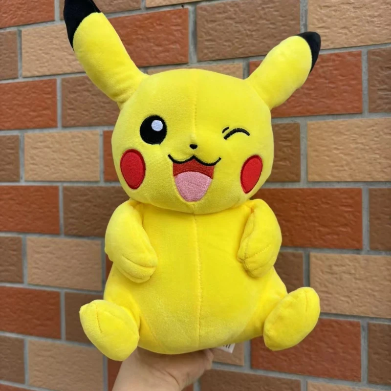 Pokémon Kawaii Pikachu Brinquedos de pelúcia fofos e desenhos animados, travesseiro, presente de aniversário para meninas e meninos, decoração de casa para amigos