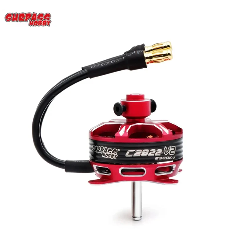 Surpass Hobby C2822  V2 2-3S 2-4S 14-pole Outrunner Brushless Motor For Fixed-wing Aircraft Airplane